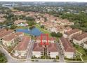 Aerial view showcasing the townhome's location in a community at 2321 Lobelia Dr, Lake Mary, FL 32746