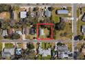 Bird's-eye view of the property and surrounding area at 841 Vernon St, Daytona Beach, FL 32114