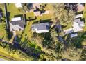 Aerial view of property showing house and surrounding area at 709 Lake Emerald Ave, Orange City, FL 32763