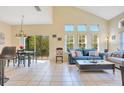 Bright living room with vaulted ceilings at 8447 Crystal Cove Loop, Kissimmee, FL 34747