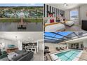 Resort-style community with pool, water park, and dock at 2412 Dubai St, Kissimmee, FL 34747