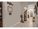 Bright entryway with decorative accents and views into the home at 4001 Scarlet Branch Rd, Orlando, FL 32824