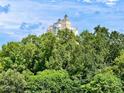 Luxury building view from behind trees at 7612 Cabana Ct # 303, Reunion, FL 34747