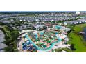Aerial view of community pool and lazy river at 2770 Bookmark Dr, Kissimmee, FL 34746