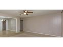 Spacious living room with neutral walls and ceiling fan at 404 Banyon Tree Cir # 200, Maitland, FL 32751