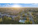Aerial view of community with pool and parking at 5208 Via Hacienda Cir # 201, Orlando, FL 32839