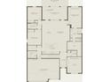 First floor plan showing kitchen, lanai, owner's suite, and garage at 15065 Willow Ridge Dr, Montverde, FL 34756