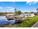 House with dock and beautiful view of canal at 26603 W Cove Dr, Tavares, FL 32778