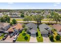 Aerial view of a house in a residential neighborhood at 2238 Wyndam Way, Kissimmee, FL 34743