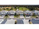Aerial view of a row of houses with tile roofs at 2477 Shanti Dr, Kissimmee, FL 34746