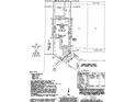 Detailed survey of the property with measurements and boundaries at 851 Arbor Green Trl, St Cloud, FL 34771