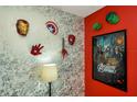 Thematic bedroom with Avengers decor and bunk beds at 8891 Geneve Ct, Kissimmee, FL 34747