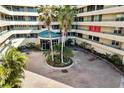 Courtyard entrance to oceanfront building at 4575 S Atlantic Ave # 6209, Ponce Inlet, FL 32127