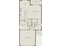 First floor plan including kitchen, gathering room, and two car garage at 3022 Norcott Dr, Davenport, FL 33837