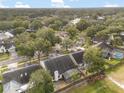 An aerial view showcasing the home's location within a residential neighborhood at 1316 Hampshire Place Cir, Altamonte Springs, FL 32714