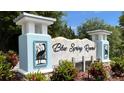 Community entrance sign for Bobie Spring Reserve at 160 Glass Onion Dr, Groveland, FL 34737