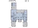 First-floor blueprint showcasing spacious rooms, multiple bedrooms and bathrooms, and living areas at 17050 Medici Way, Bella Collina, FL 34756