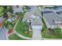 Two-story house with a gray roof and pool at 8100 Fan Palm Way, Kissimmee, FL 34747
