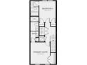 Second floor plan featuring primary suite and additional bedroom at 3179 Skyline Loop, Kissimmee, FL 34758