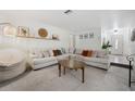 Bright living room showcasing a comfortable sectional sofa and stylish decor at 1422 Tierra Cir, Winter Park, FL 32792