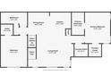 Two-story floor plan featuring 2 bedrooms, 2 bathrooms, and a loft at 5269 Wellington Park Cir # 23, Orlando, FL 32839
