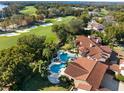Luxury home nestled on a golf course with a large pool and spa at 5271 Isleworth Country Club Drive, Windermere, FL 34786