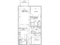 Two-bedroom, two-bathroom floor plan with balcony at 415 Se 1St Ave # 301-A, Ocala, FL 34471