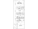 741 sq ft floor plan, 1 bedroom, 1 bath, kitchen, and dining/living area at 415 Se 1St Ave # 302-A, Ocala, FL 34471