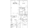 Floor plan showing two bedrooms, two baths, and open living space at 415 Se 1St Ave # 203-A, Ocala, FL 34471