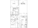 Floor plan showing two bedroom, two bath layout at 415 Se 1St Ave # 204-A, Ocala, FL 34471
