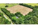 Aerial view of a lot with a small house partially obscured by trees at 11807 Nw 110Th Ave, Reddick, FL 32686