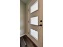 Modern front door with three glass panels at Tbd Fisher Lane Trak, Ocklawaha, FL 32179