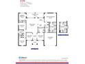Floor plan of a 2151 sq ft home with 4 bedrooms and 2 baths at 5508 Sw 108Th St, Ocala, FL 34476