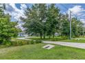 Driveway approaching a house surrounded by green trees and grass at 12880 Sw 66Th St, Ocala, FL 34481