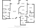 Floor plan showing a 3 bedroom, 2 bath house at 6470 Sw 50Th Ct, Ocala, FL 34474