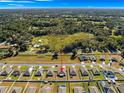 Aerial view showing house location in a residential neighborhood at 3853 Se 99Th Ln, Belleview, FL 34420