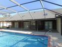 Refreshing pool with attached screened enclosure at 3282 Sw 9Th Ave, Ocala, FL 34471