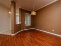 Spacious dining room with hardwood floors and neutral-toned walls at 2629 Sw 20Th Cir, Ocala, FL 34471