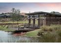 Lakeside kayak launch with covered seating area at 4072 Nw 44Th Cir, Ocala, FL 34482
