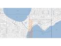 Plot map showing lakefront property with dimensions at 2060 Lake Ariana Blvd, Auburndale, FL 33823