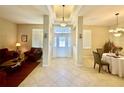 Spacious entryway offering views into the living and dining areas at 1876 Eloise Cove Dr, Winter Haven, FL 33884
