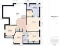Upstairs floor plan with three bedrooms, two baths, and a landing at 5219 Mystic Point Ct, Orlando, FL 32812