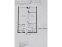 Floor plan of a 1 bedroom, 1 bathroom condo at 700 Mirror Nw Ter # 508, Winter Haven, FL 33881