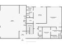Floor plan of a home with primary bedroom, garage, and elevator at 18 Coventry Dr, Haines City, FL 33844