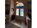 Elegant entryway with stained glass accents and double doors at 6683 Highlands Creek Blvd, Lakeland, FL 33813