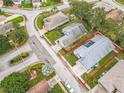 Aerial view showing house location and surrounding neighborhood at 235 Lake Suzanne Dr, Lake Wales, FL 33859