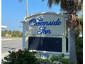 Oceanside Inn hotel sign, located at 1909 at 1909 S Atlantic Ave # 901, Daytona Beach, FL 32118