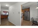 Kitchen with stainless steel appliances and wood cabinets at 7878 Tanbier Dr, Orlando, FL 32818