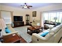 Spacious living room featuring hardwood floors and ample seating at 13900 Fox Glove St, Winter Garden, FL 34787