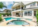 Relaxing pool and spa area, perfect for entertaining at 1217 Radiant St, Reunion, FL 34747